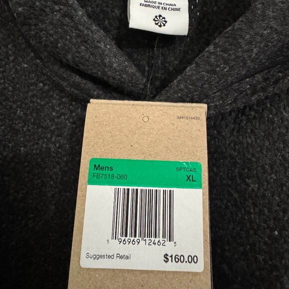 Nike Tech Pack Forward Hoodie Pullover Hoodie Anthracite Men's XL FB7518-060 NEW - Picture 7 of 11